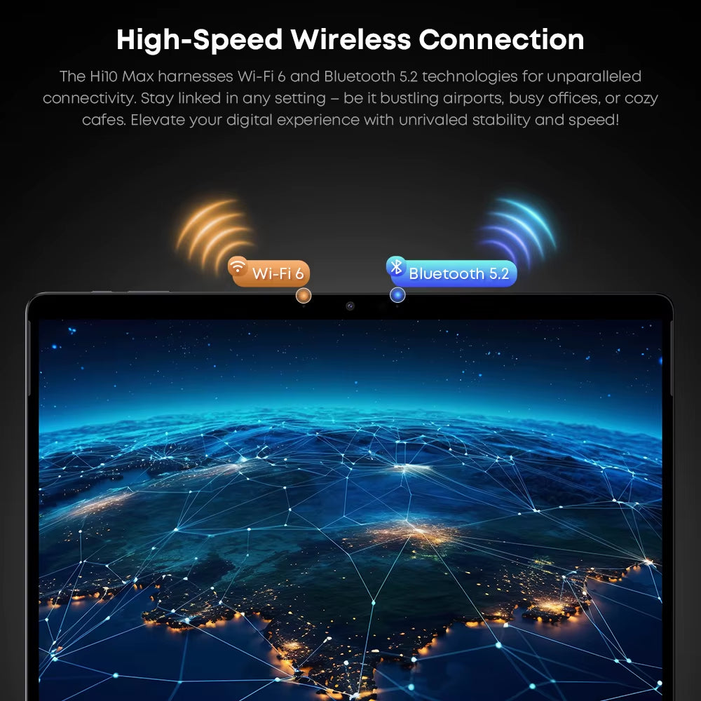 Hi10 Max Tablet 2 in 1 Tablet PC 12.96Inch 3K Display Core N100 Laptop 12GB RAM 512GB ROM Windows 11 Tablets 2.4G/5G Wifi