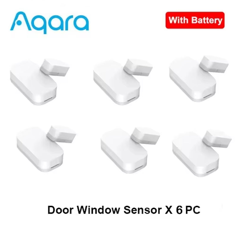 Door Window Sensor Zigbee Wireless Connection Alarm Smart Mini Door Sensor Work with Gateway Mi Home Homekit APP