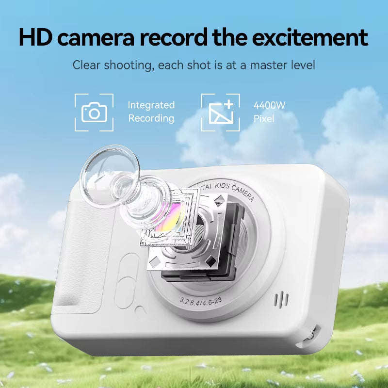 New 4K Digital Camera 4400W Pixel Retro Ccd Portable Card Camera Entry-Level Camera Dual Camera Flash 50Mlilion Pixel Auto Focus