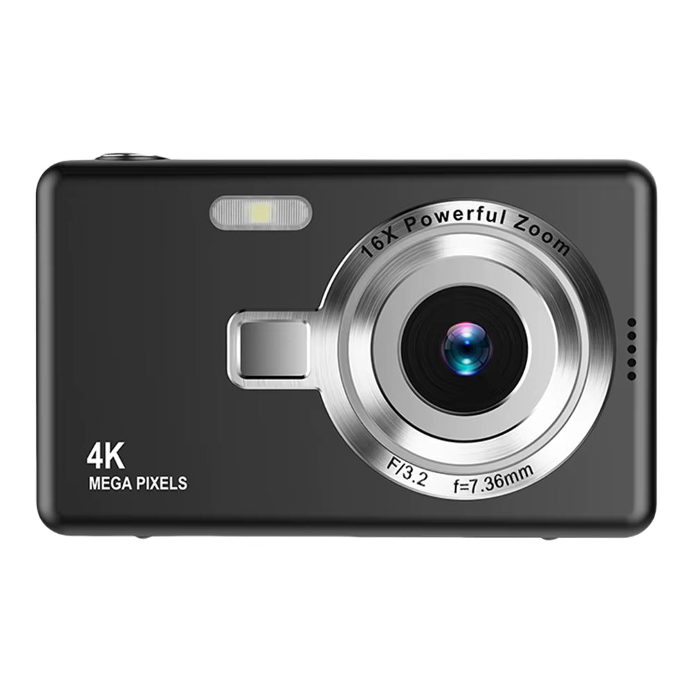 CCD 1080P Digital Camera 96MP Autofocus Vlogging Camera 16X Zoom Video Camcorder 2.4 Inch IPS Screen for Kid Adult Photography