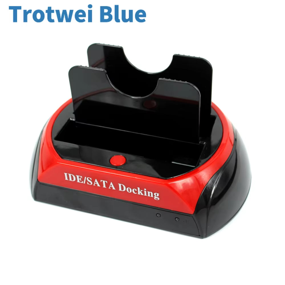 2.5'' 3.5'' HDD Docking All in One Dock Station Esata USB 2.0 to IDE SATA External Hard Disk Housing Case Backup Dock