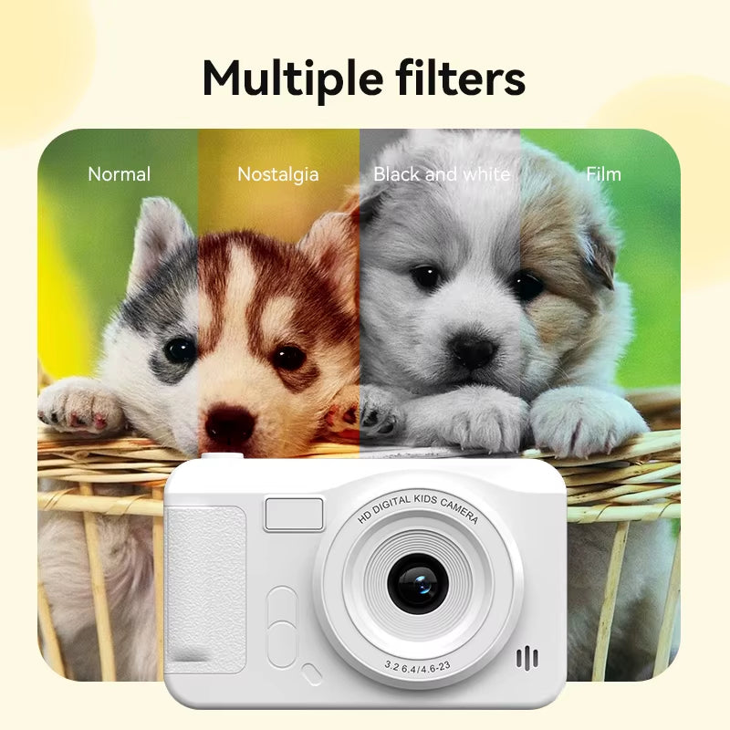 New 4K Digital Camera 4400W Pixel Retro Ccd Portable Card Camera Entry-Level Camera Dual Camera Flash 50Mlilion Pixel Auto Focus