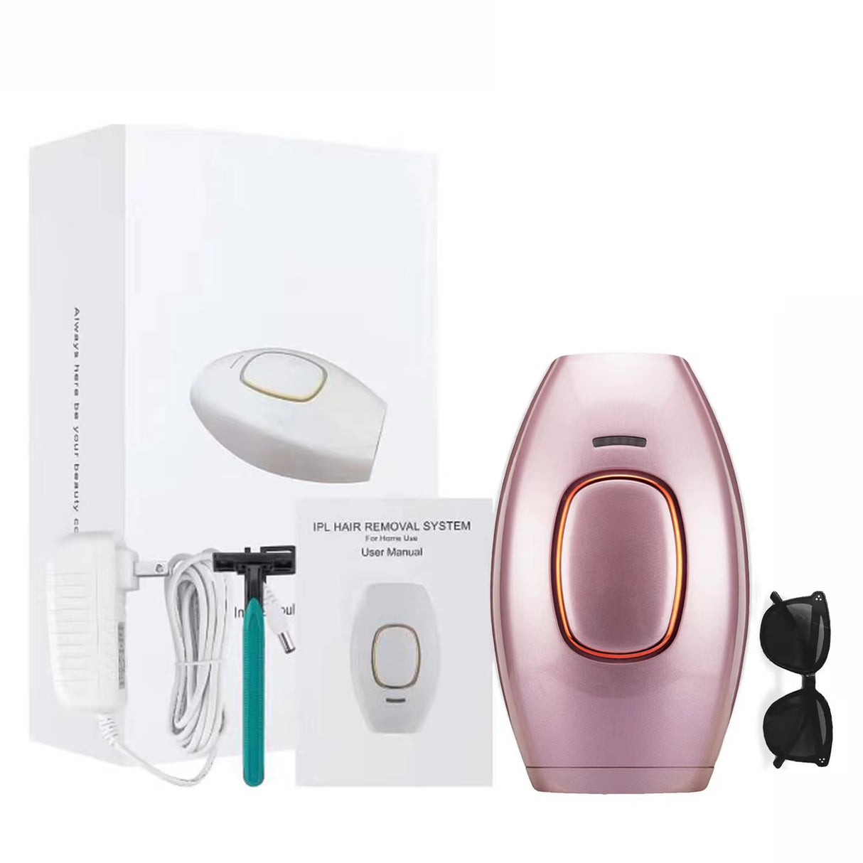 IPL Hair Removal Device for Women Painless Permanent Full Body Facial Upper Lip Bikini Legs Arms Face Lazer Women'S Shaver