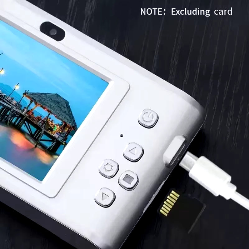 4K Digital Camera Travel Selfie Camara 50 Megapixels HD Zoom Photography 2.4Inch Screen Entry-Level Kids Campus Mini Retro Cam