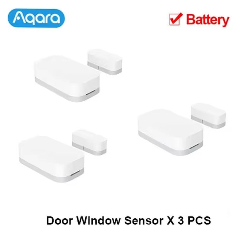 Door Window Sensor Zigbee Wireless Connection Alarm Smart Mini Door Sensor Work with Gateway Mi Home Homekit APP