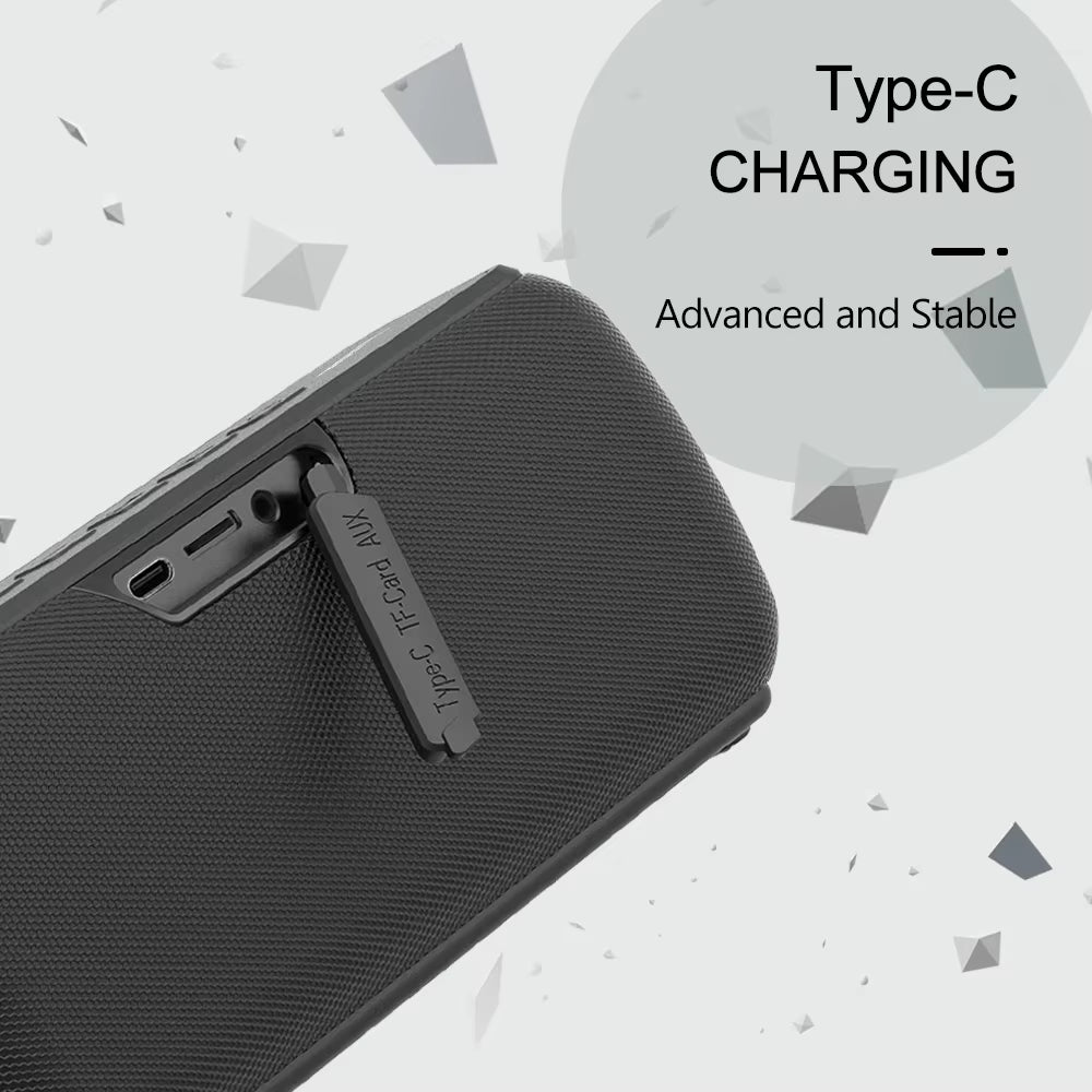 X8 II 60W Portable Bluetooth-Compatible Speakers 6600Mah Bass Sound Box Wireless Waterproof TWS Boombox