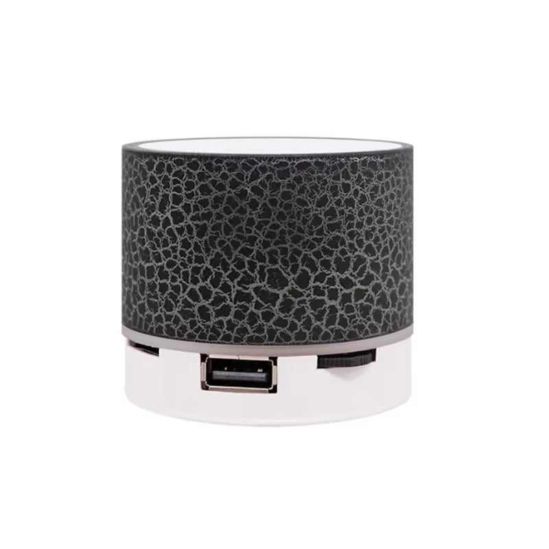 2024 Newest New Mini Crack Bluetooth Audio Portable Plug-In Subwoofer Sound Led Light Wireless Speaker Gift