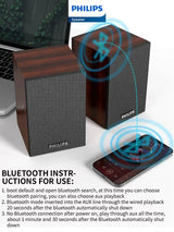 SPA20 Speaker Bluetooth with 360 Degree Surround Sound Bluetooth Wireless Stereo for Computer Macbook Laptop