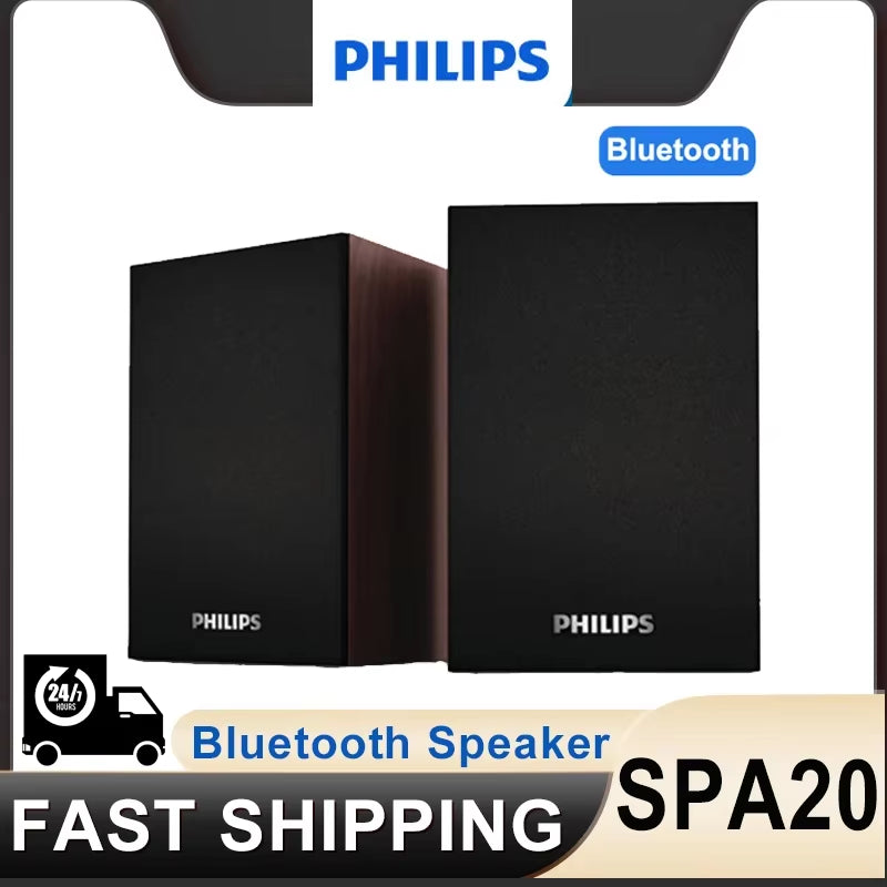 SPA20 Speaker Bluetooth with 360 Degree Surround Sound Bluetooth Wireless Stereo for Computer Macbook Laptop