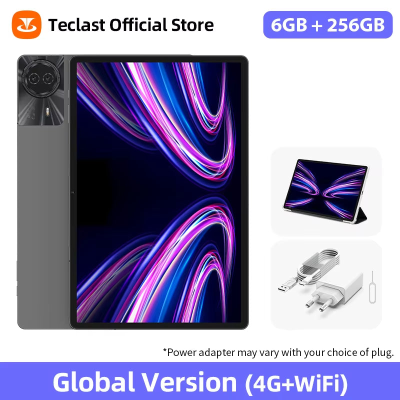 【New】 T50 plus Android 14 Tablet 11" 2K 90Hz High Refresh 6GB +256GB UNISOC T620 8000Mah Battery 8MP+13MP Camera 4G Tab