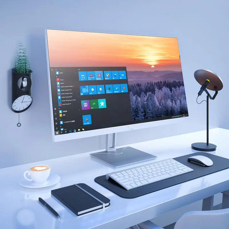 Factory 24 Inch I3/I5/I7/I9 LED Desktop All in One Computer Monoblock with Battery UPS OEM Business Gaming Barebone AIO PC Gamer