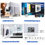 23.8 27 Inch White Desktop Computer PC Gaming All in One Intel 8 Core I7 10870H Monoblock NVIDIA GTX1650 4G GDDR5 for PC Gamer