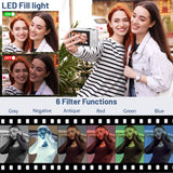 4K Digital Camera for Photography and 18X Digital Zoom Camera 64MP Compact Vlogging You Tube Camera 3'' Flip Screen with Flash