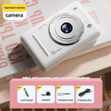 4K Digital Camera 5000W Pixel Retro CCD Portable Card Camera Entry-Level Camera Dual Camera Flash 50 Million Pixels Auto Focus