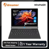 10 Inch Windows Tablet with Keyboard 8GB 128GB 4000Mah 2 in 1 PC Cheap Tablet Windows 11 Intel J4125 2.4G/5G Wifi